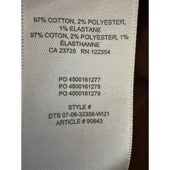 Wilfred Free cargo Utility Pant Mid-Rise Garment  Brown Size 6 Straight Leg - Picture 10 of 13